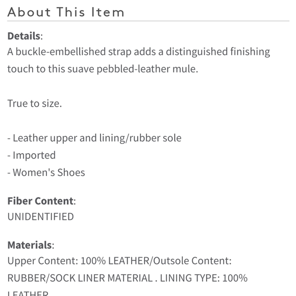 NWT Louise et Cie  Buckle Mule/Loafer - Picture 8 of 10